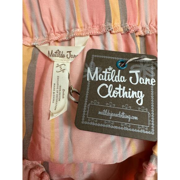 NWT Matilda Jane Tier Maxi Skirt S A-Line Ruffle Western Prairie - Picture 6 of 7